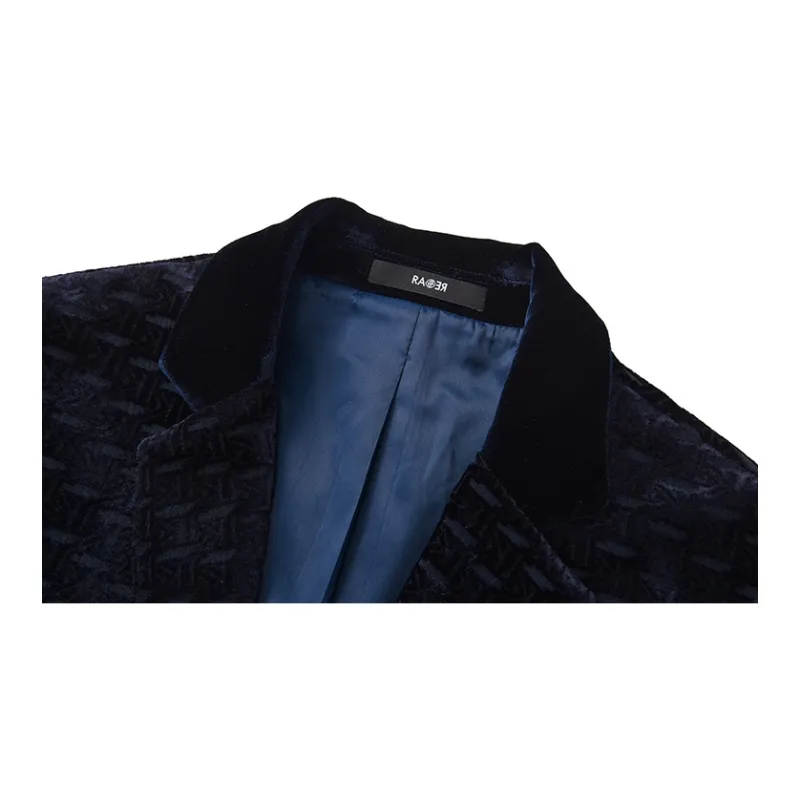 RARE Casual Business Suit Men's Navy Blue-3