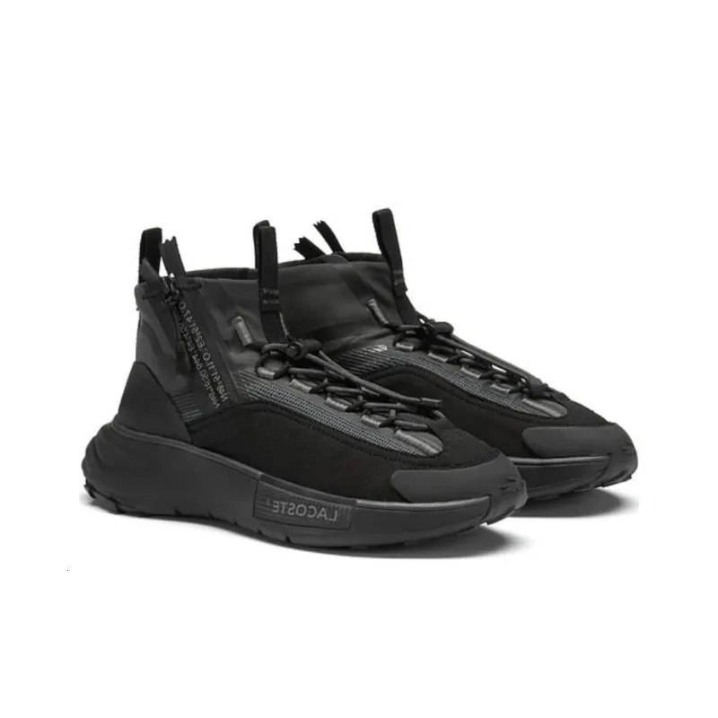 LACOSTE Low Top Casual Shoes Women's Black-1
