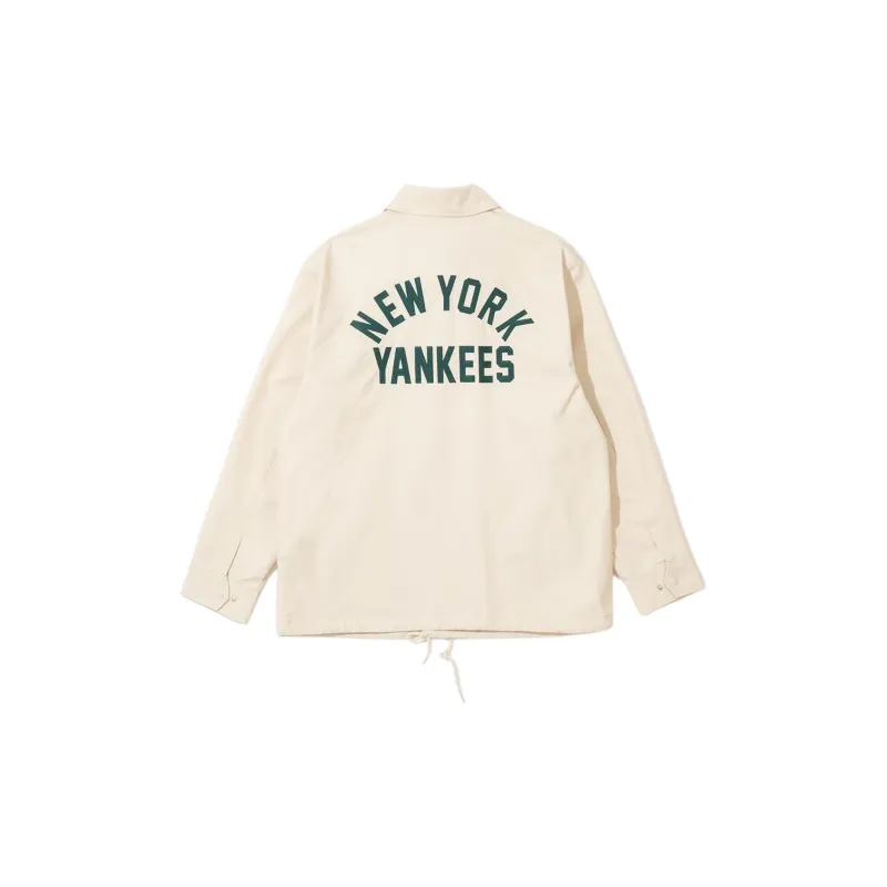 New Era X MLB SS24 Coach New York Yankees Jacket Ivory-1