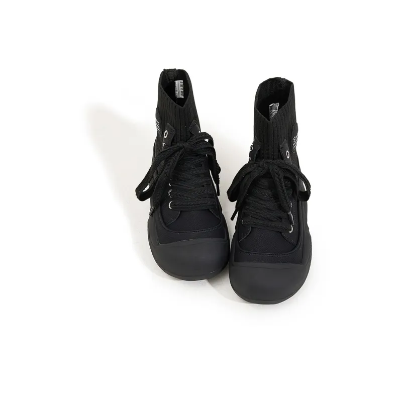 Milan Love Song Wear-Resistant Lightweight Height Increasing High-Top Casual Shoes Women's-2