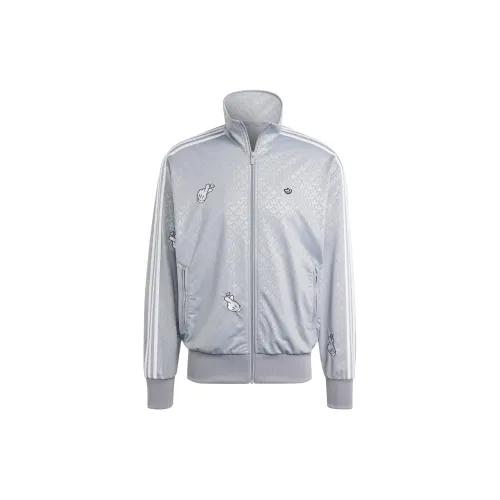 Adidas Originals Mickey Mouse Co-brand Jackets Men Gray