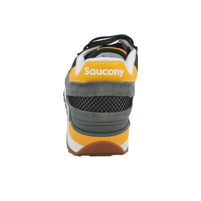 saucony Shadow Original Big Kid 'Black Yellow'-3