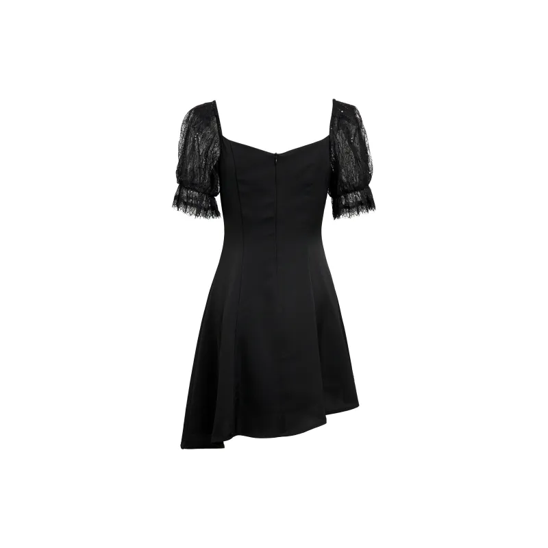 AUI Short Sleeved Dress Women's Black-1