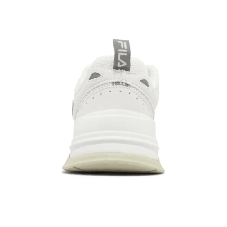 FILA Sash Cushioning Wear-Resistant Low-Top Chunky Sneakers Women's White-3