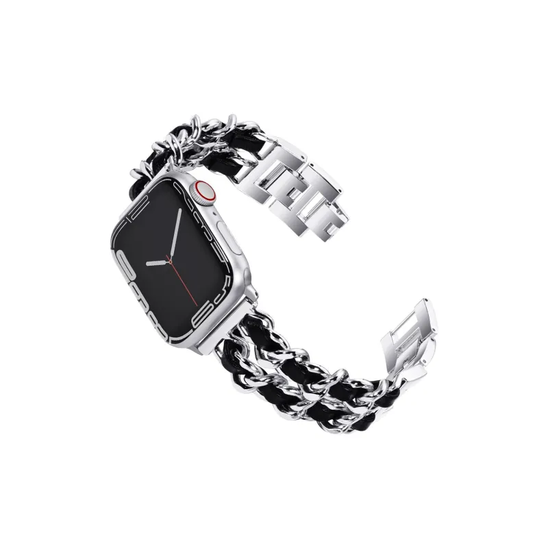 Yu Qing Apple Compatibility Watch Band 165mm Stainless Steel Material-2