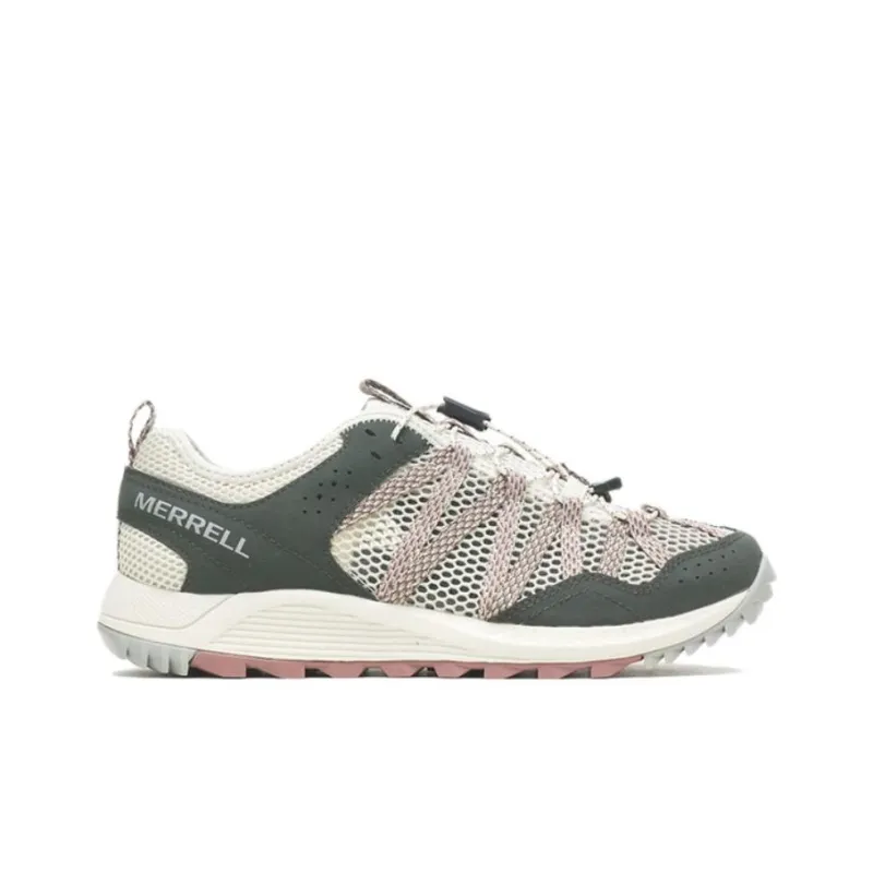 MERRELL Wildwood Aerosport Durable Breathable Low-Top Outdoor Shoes Women's White Brown-1