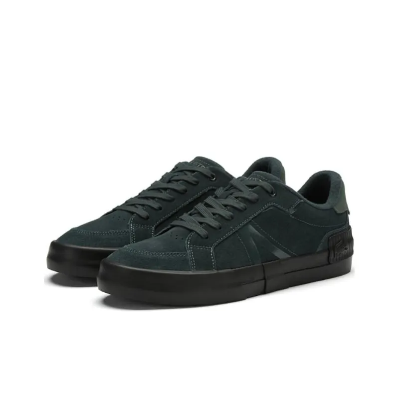LACOSTE Low Top Skateboard Shoes Men's Green-1