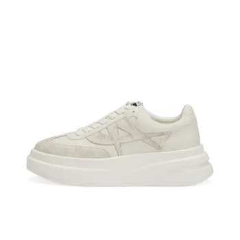 ASH Skateboard Shoes Women's Low Top White
