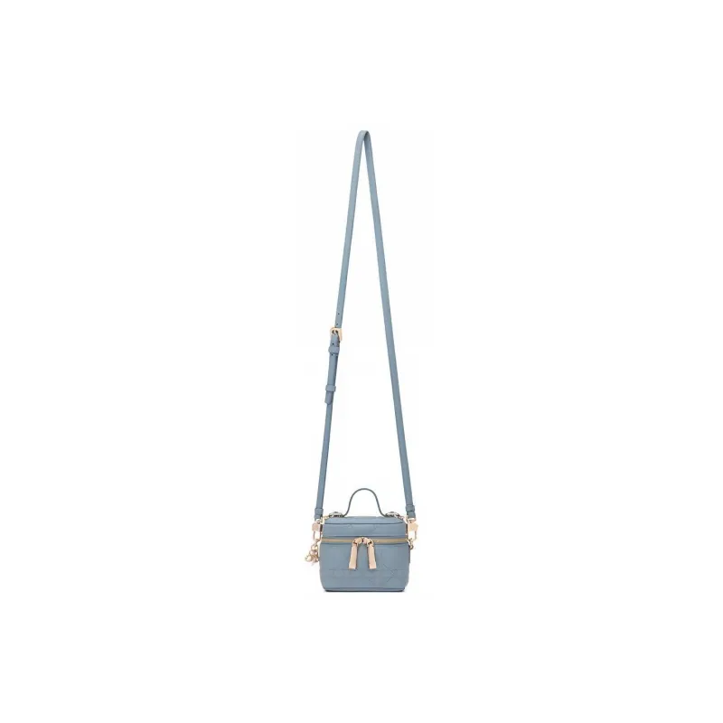DIOR Lady Dior Lambskin Shoulder Bag Crossbody Bag Handbag Mini Women's Sky Blue-3