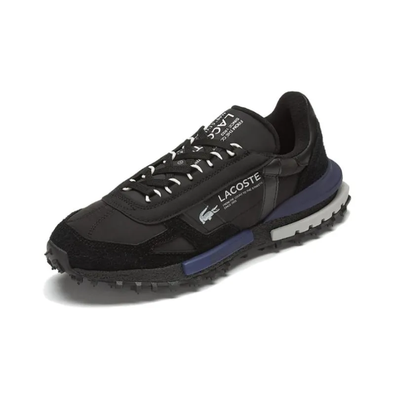 LACOSTE Low Top Casual Shoes Men's Black-1
