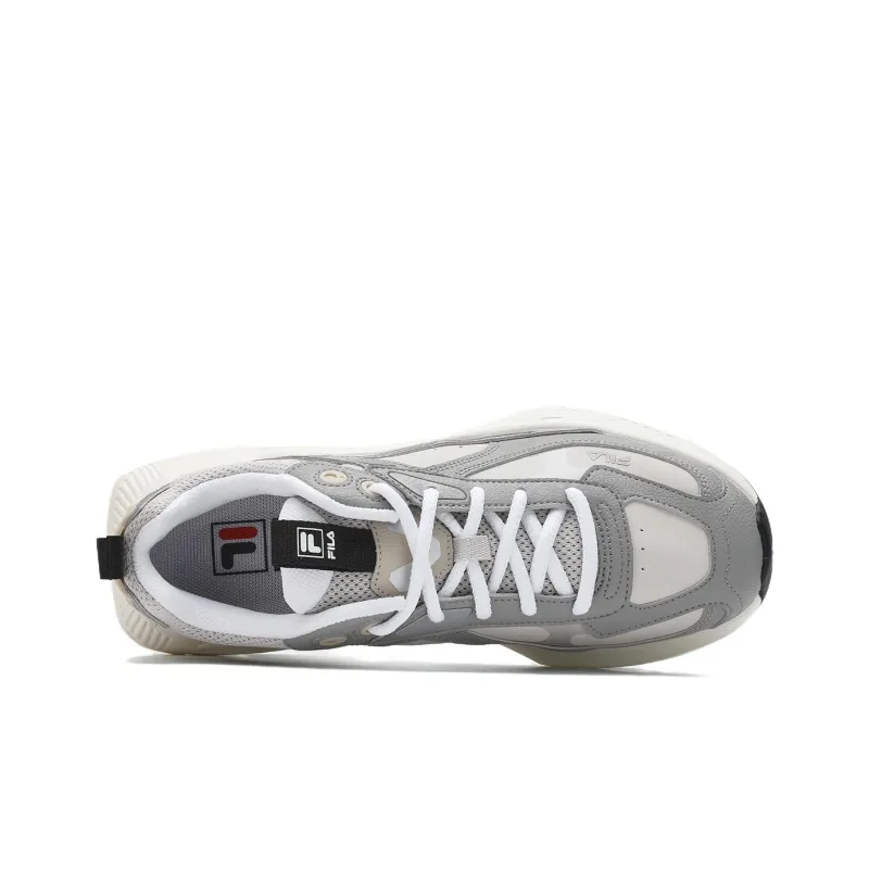 FILA CICLONE Abrasion Resistant Height Increasing Low Top Chunky Sneakers Men's Gray-2