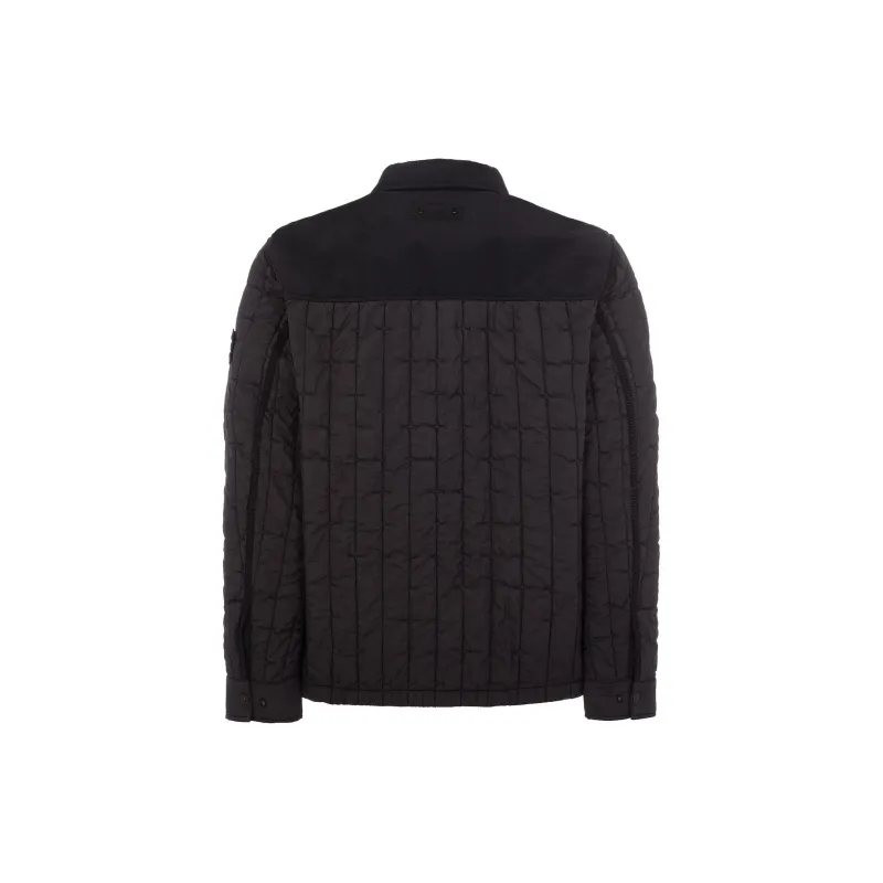 STONE ISLAND Pointed Collared Quilted Jacket-1