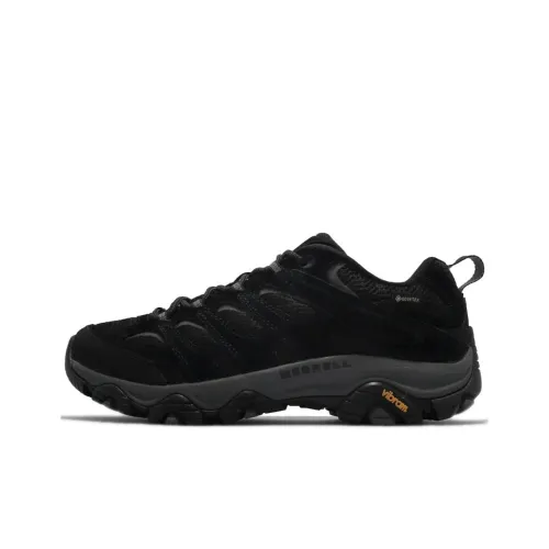 MERRELL MOAB 3 GTX Cushioned Water-Resistant Support Low-Top Outdoor Shoes Men's Black