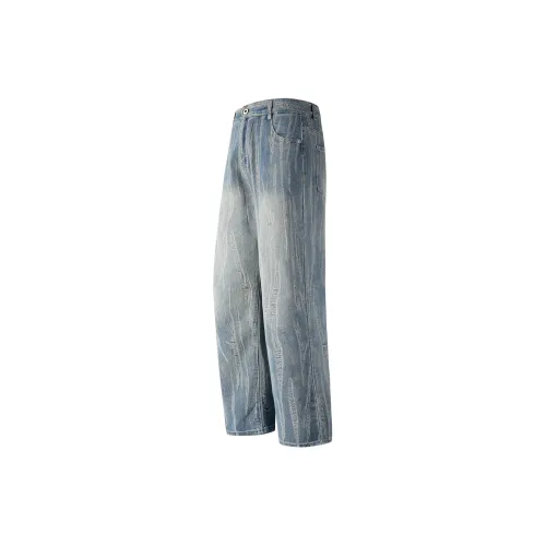 IGOI Jeans Unisex Washed Blue