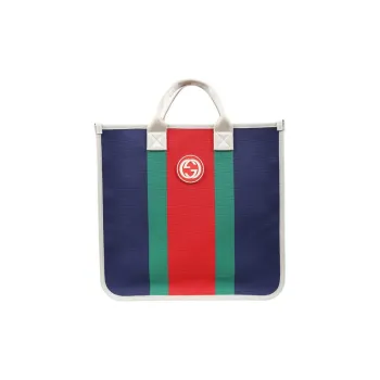 GUCCI Polyurethane Tote Bag Shopping Bag Handbag Kids' Multicolor