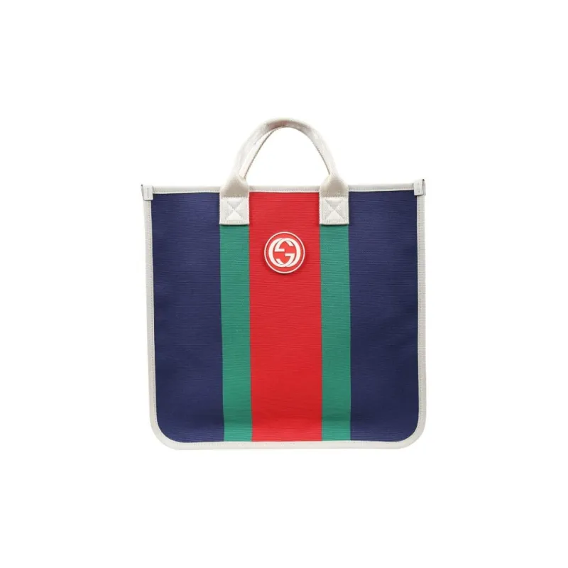 GUCCI Polyurethane Tote Bag Shopping Bag Handbag Kids' Multicolor-0