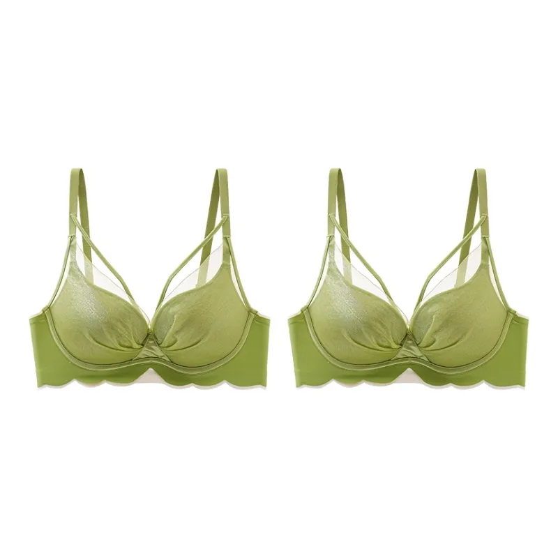 Lanza Bra Women's Gift Box Set Champagne Skin-56