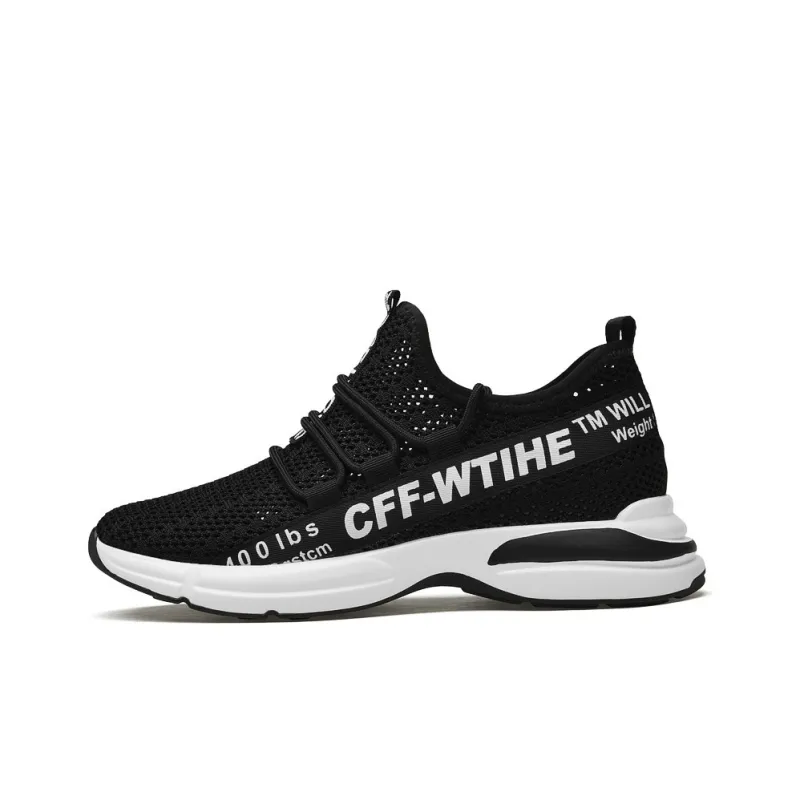 The Bull's House Anti-Slip And Wear-Resistant Breathable Low-Top Running Shoes 8cm Unisex-0