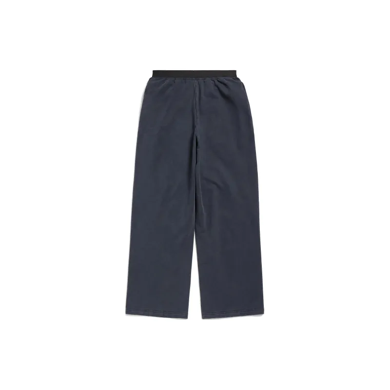 Balenciaga SS24 Knitted Sports Pants Loose Fit Style Unisex Black-1