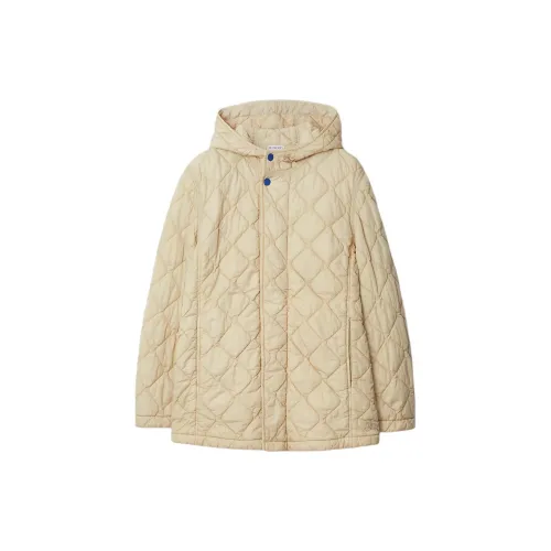 Burberry Puffer Jackets Women's Soap White