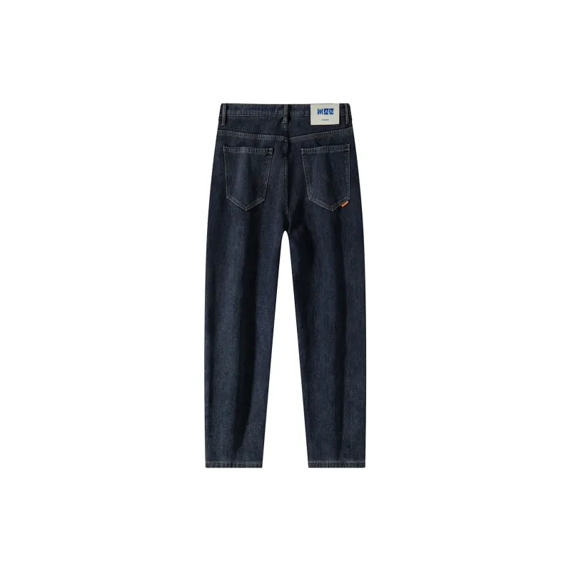 JEANSWEST American Vintage Classic Casual Versatile Everyday Commute Basic Straight Fit Spring Fall Men's-6