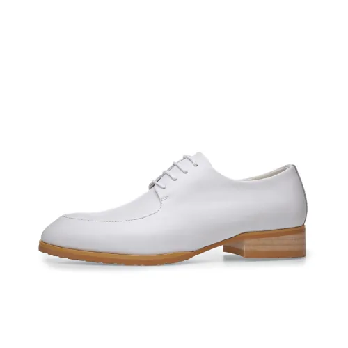 LUOMAIKE Dress Shoes Men Low-Top White