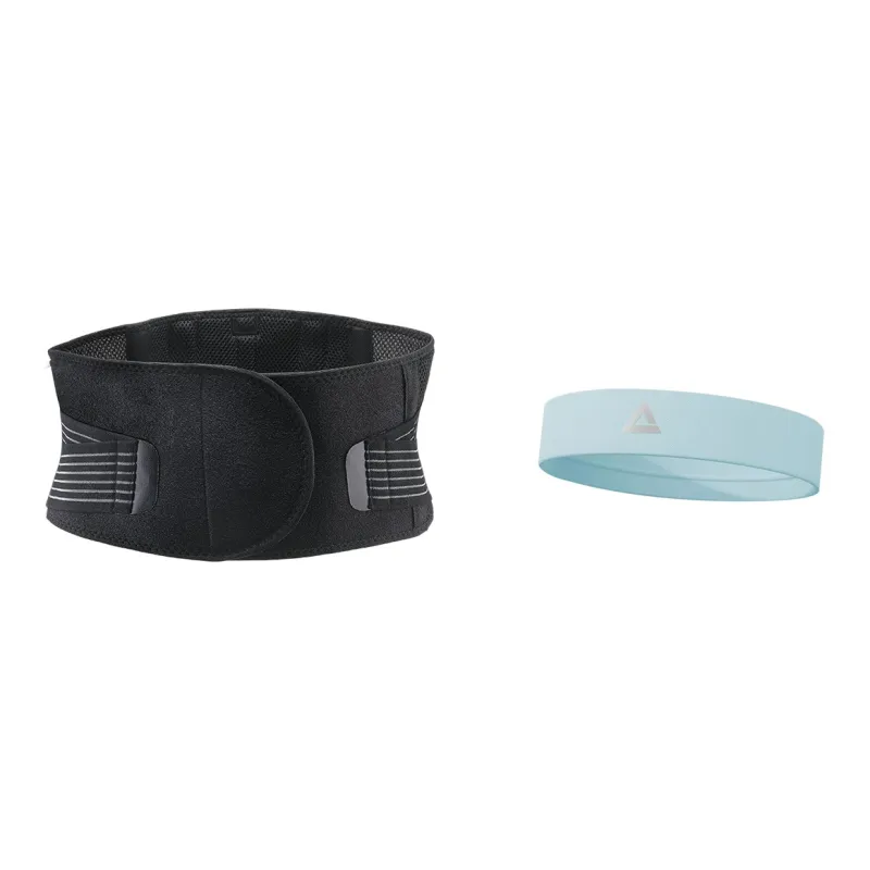 PEAK Back Support Braces Badminton Basketball Breathable Protective Compression Black Polyester Nylon Spandex Unisex-3