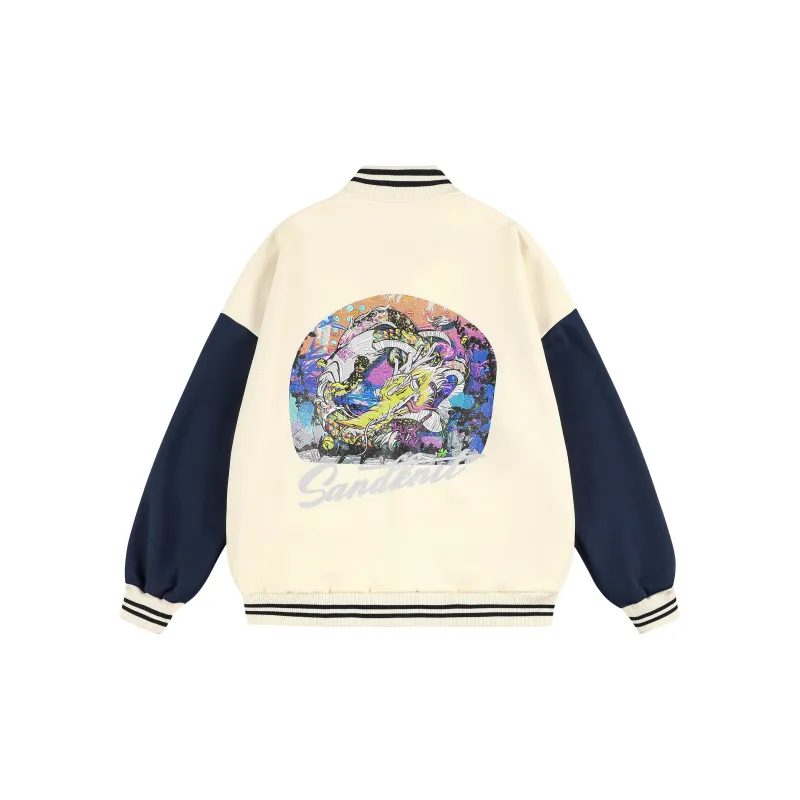 SandKnit Baseball Jacket Unisex-4