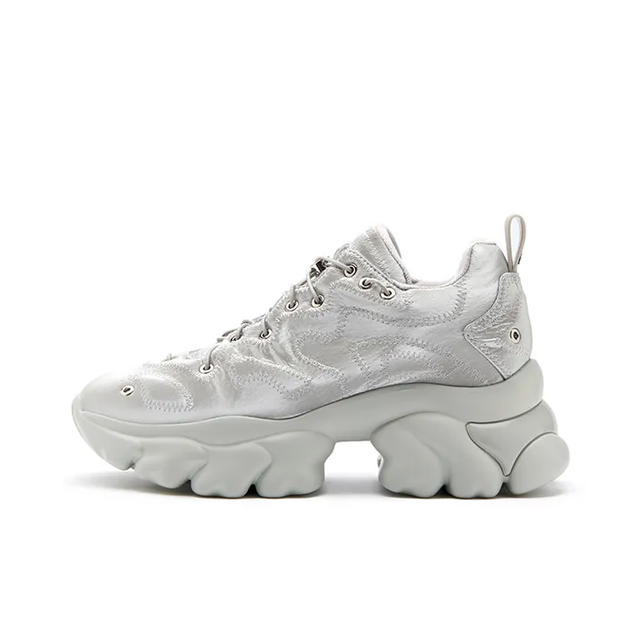 Talitaqoom Anti-Slip And Wear-Resistant Lightweight Height Increasing Low-Top Chunky Sneakers Women's-0