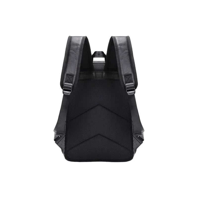 Slazenger PU Backpack Regular Unisex Black/Dark Brown/Light Brown-2