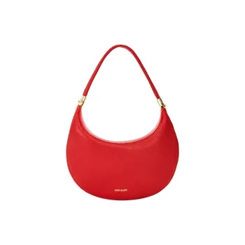 JANE KLAIN Synthetic Leather Crescent Bag, Crossbody Bag, One Shoulder Handbag Women's Red