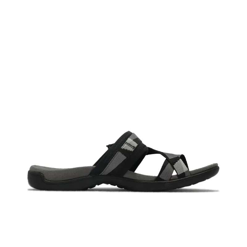 MERRELL District 3 Rubber Sole Slide Slippers Women's Black-1