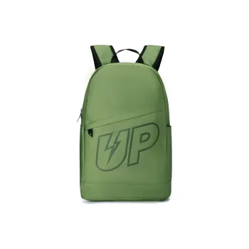 TURN UP Nylon Backpack Large Size Unisex Avocado Green