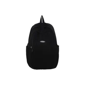 Techson Nylon Backpack Regular Unisex Black/Pink/Burgundy/Khaki