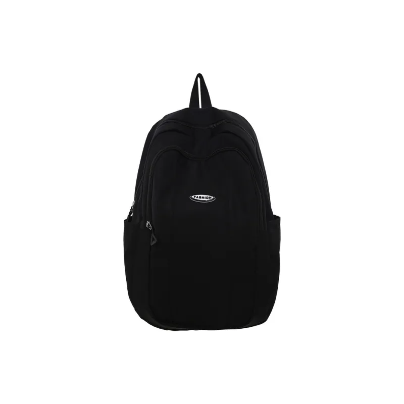 Techson Nylon Backpack Regular Unisex Black/Pink/Burgundy/Khaki-0