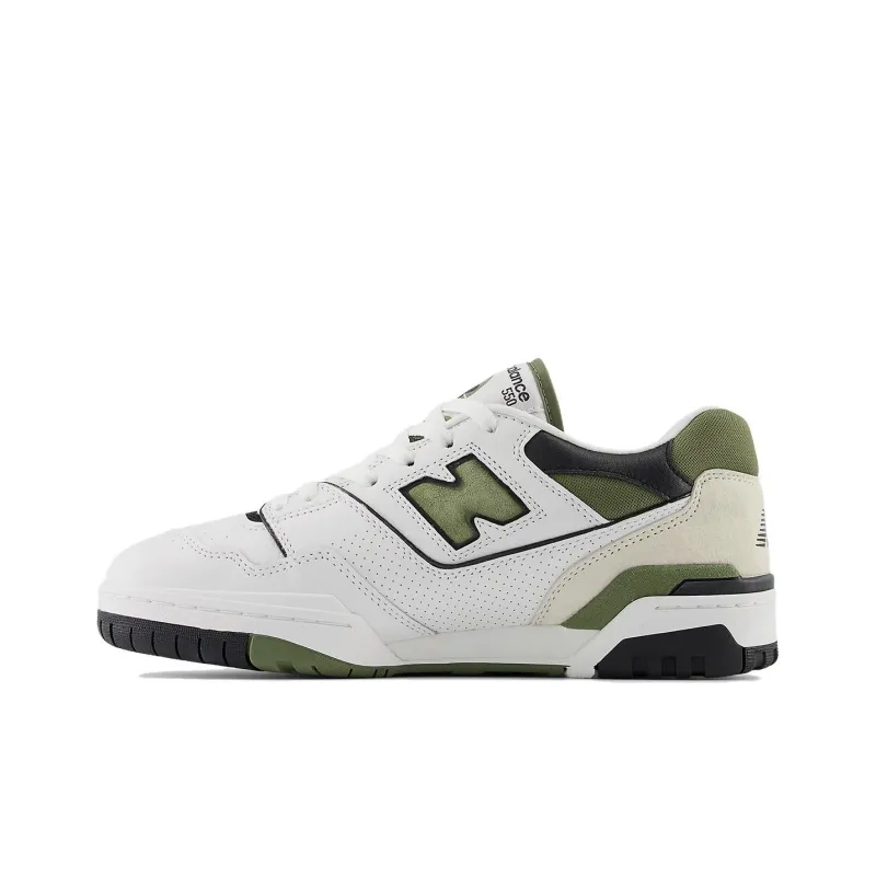 New Balance 550 White Dark Olivine-0