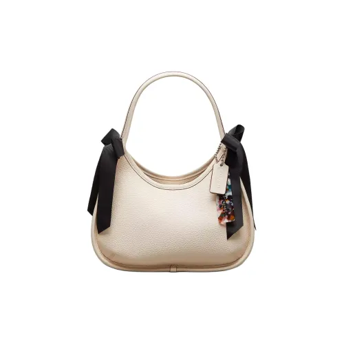 Coachtopia Leather Handbag Women's Beige