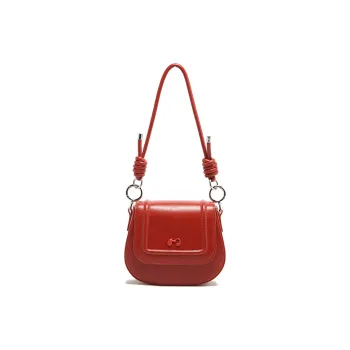 MICOCAH PU Crossbody Bag, Shoulder Bag Regular Women's Berry Red/Cream Beige/Night Sky