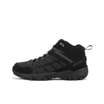 MERRELL MOAB 3 Thermo Mid Waterpr Cushioning Wear-Resistant High-Top Outdoor Shoes Women's Black