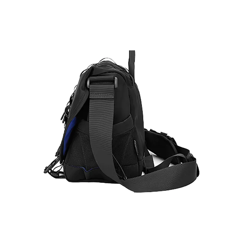 FAIRWHALE Fabric Handbag, Crossbody Bag, Commuter Bag Regular Unisex Black & Black-2