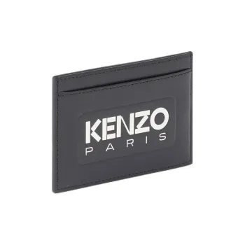 KENZO Logo Embossed Card Slots Wallet