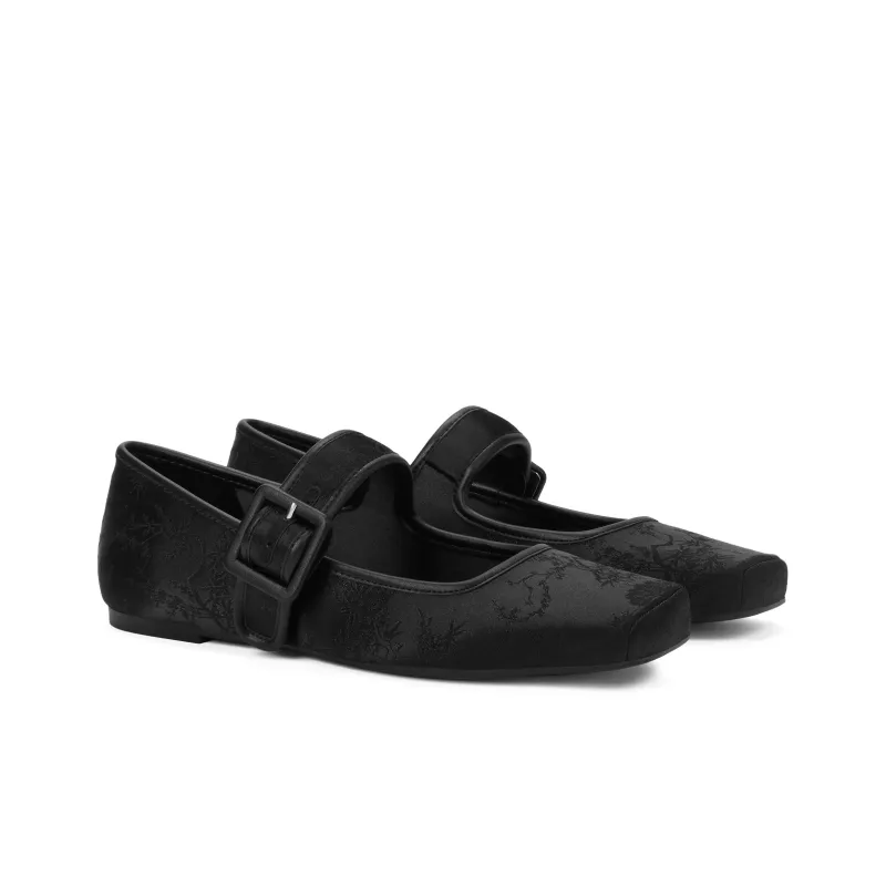 CHARLES&KEITH Small Charles & Keith Chinese Style New Chinese Style Women's Casual Shoes Flat Women's Multicolor-5