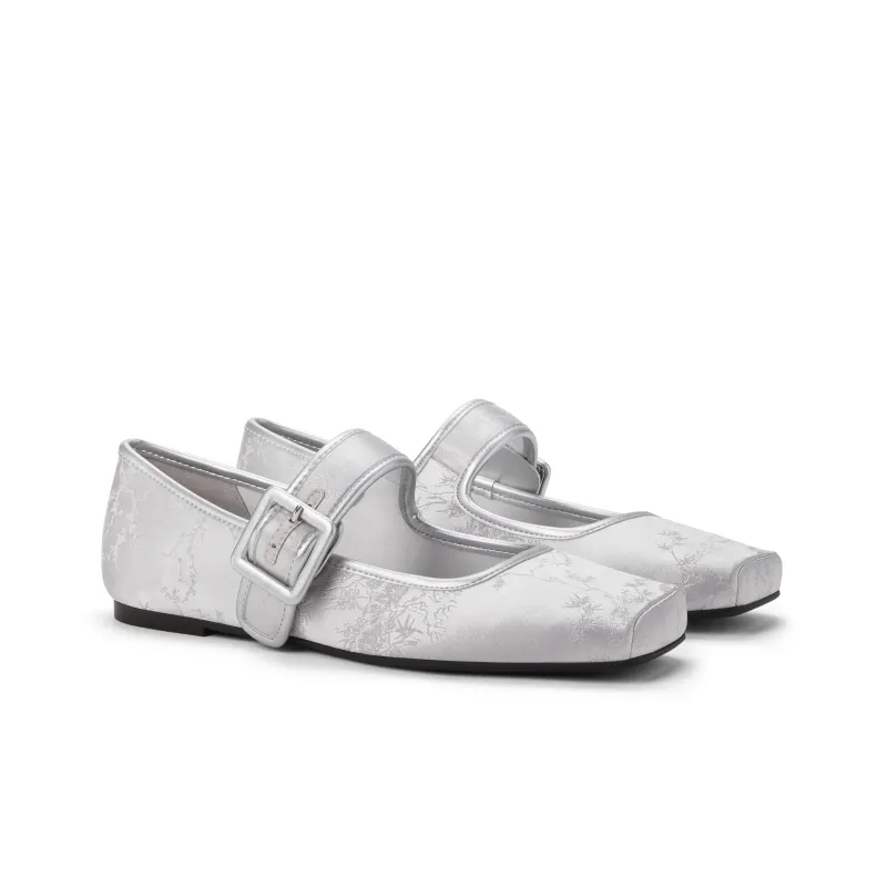 CHARLES&KEITH Small Charles & Keith Chinese Style New Chinese Style Women's Casual Shoes Flat Women's Multicolor-9
