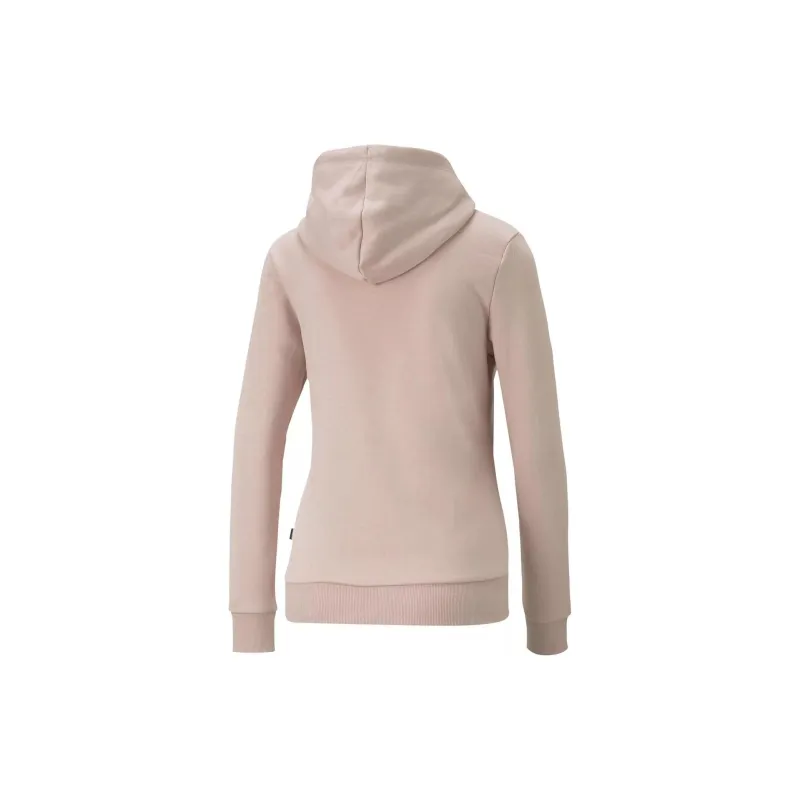 PUMA ESS LOGO HOODIE FL S ROSE QUARTZ Sweatshirt Women's Pink-1