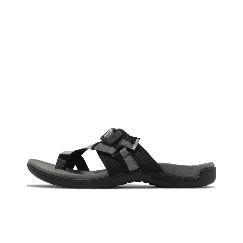 MERRELL District 3 Rubber Sole Slide Slippers Women's Black-0