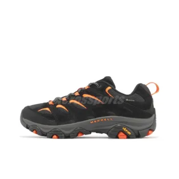 MERRELL MOAB 3 GTX Gore-Te Cushioning Wear-Resistant Low-Top Outdoor Shoes Men's Black Orange