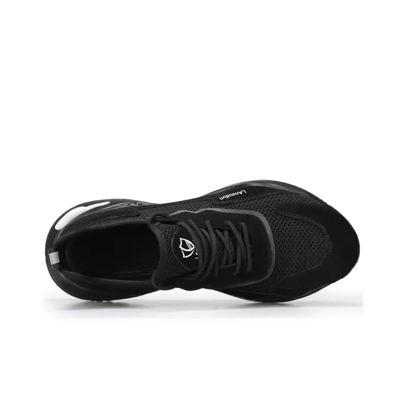 Blue Gull Shield Quick Dry Lightweight Low Top Outdoor Shoes Unisex Black-3
