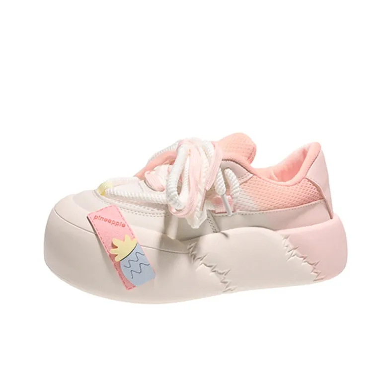 MXGM Puffy Shoes Thermal Low Top Skateboard Shoes Women's-22