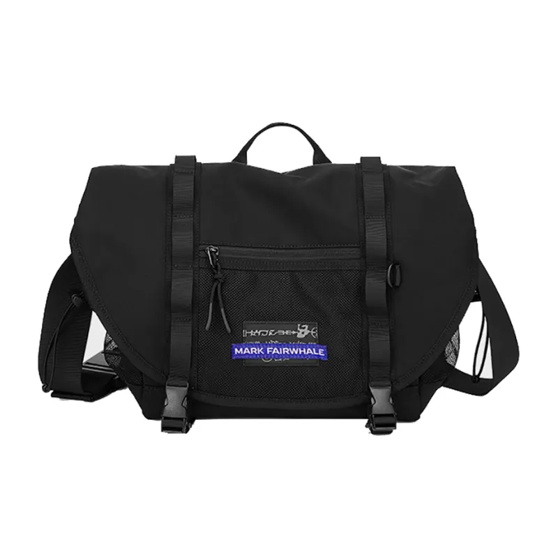 FAIRWHALE Fabric Handbag, Crossbody Bag, Commuter Bag Regular Unisex Black & Black-1