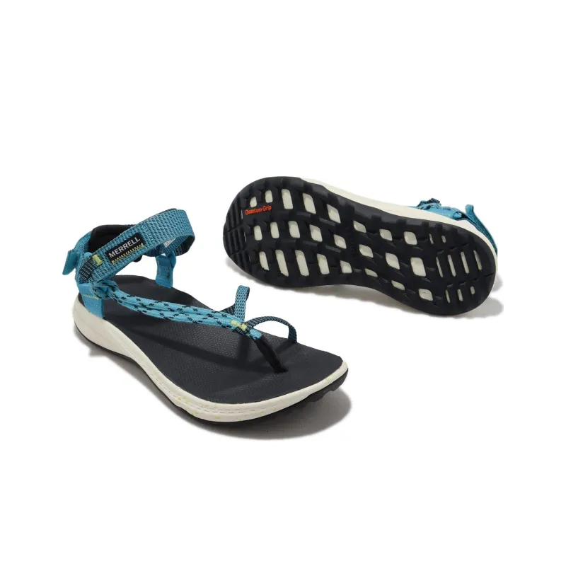 MERRELL Bravada Cord WRAP Beach Sandals Women's Black Blue-4